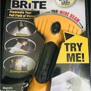 Yellow and Black LED Flashlight